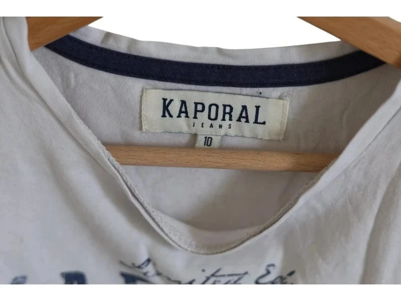 C60 wit Kaporal T-shirt 10 jaar – photo 3